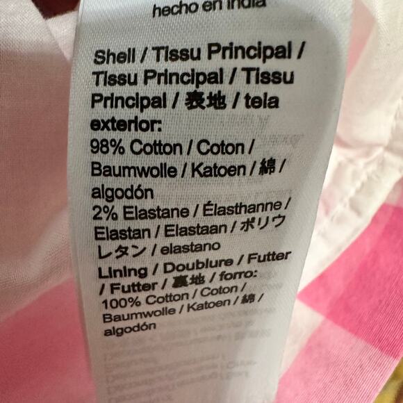 CREWCUTS Ruffle Trim Pink Gingham Party Dress NWT 16 Girls - Picture 12 of 12